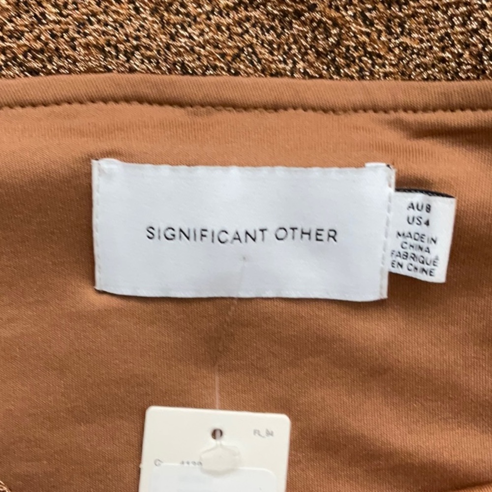 Significant Other Gia Knit Gown in Bronze-Size 4-NWT - Picture 7 of 7